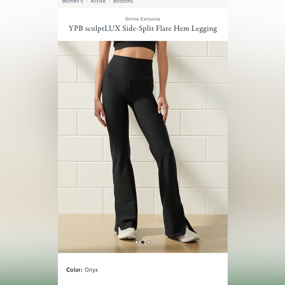 Abercrombie YPB side split hem leggings size XS